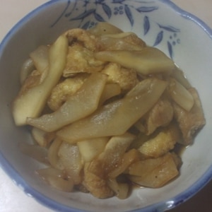 夕顔と油揚げの煮物